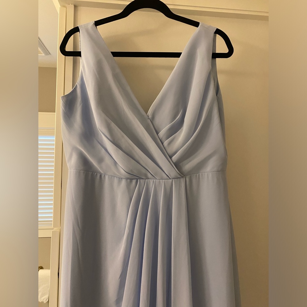 Revelry Blair Chiffon Bridesmaid Dress - Color 907 Periwinkle/Love is in the air